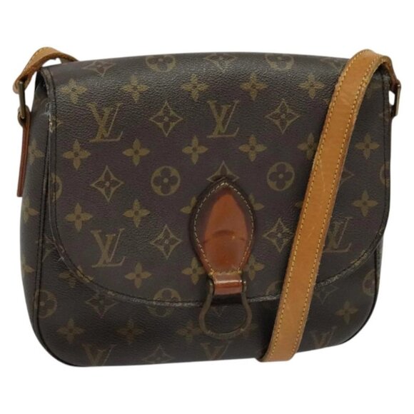 LOUIS VUITTON Monogram Saint Cloud GM Shoulder Bag M51242 LV Auth BA3492 - Picture 1 of 16